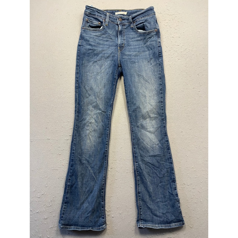 Levi's 725 High Rise Bootcut Denim Blue W29 Womens